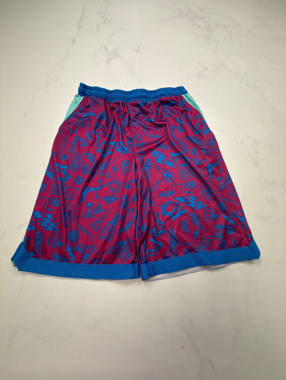 Tek Gear Athletic Shorts Multicolor Modern Loose Fit - Boys XL Husky